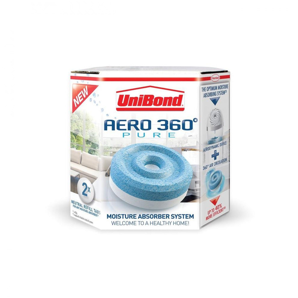 Unibond - Aero 360 Refill Tab Twin Pack - Neutral