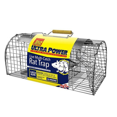 BIG CHEESE RAT MULTI CATCH TRAP CAGE LIVE