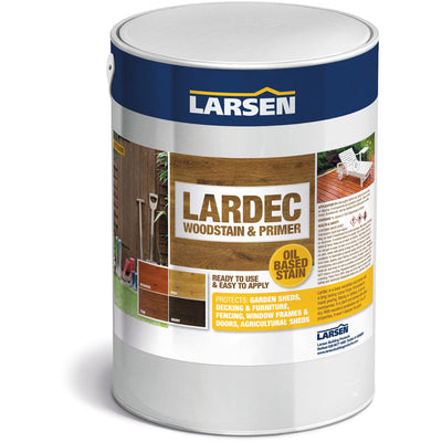 Larsen - Lardec Woodstain and Primer, Ebony - 5L