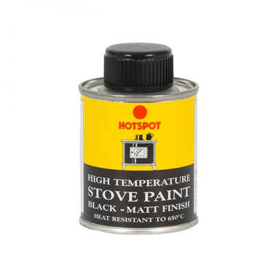 Hotspot - Stove Paint Matt - 100ml - Black & Yellow