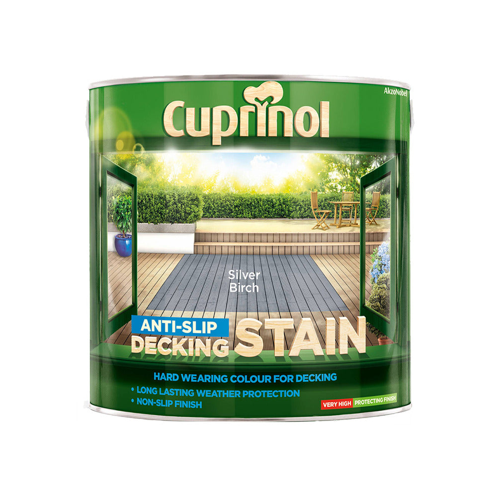 Cuprinol Anti-Slip Deck Stain Silver Birch 2.5L