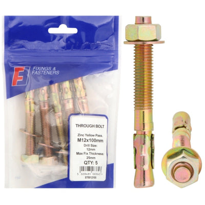 ForgeFix Prepack Through Bolt M10x120mm (Bag10)