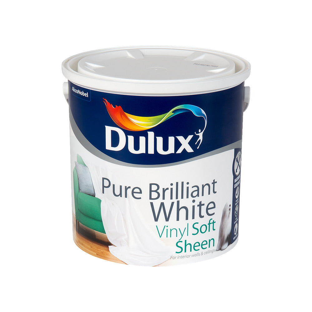 Dulux Vinyl Soft Sheen Pure Brilliant White 5L