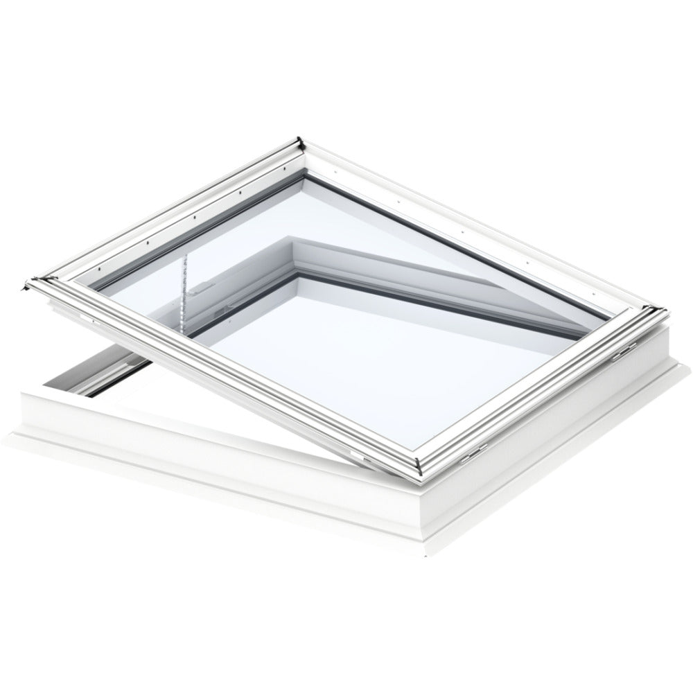 Velux Elec Flat Roof Window, 90x120, 73QV Pane