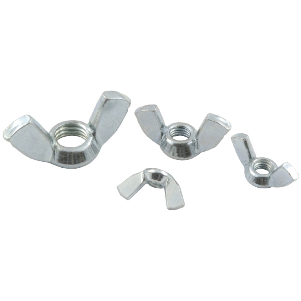 Tucks - M6 Steel Wing Nuts Zinc Plated (Box200)