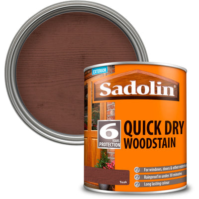 Sadolin Quick Dry Woodstain Teak 1L