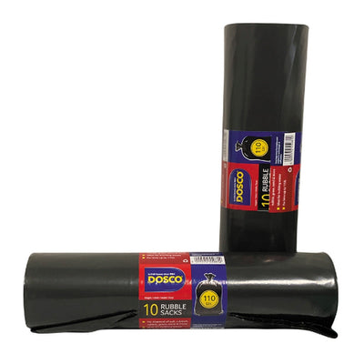 Dosco - 110L Black Rubble Bags