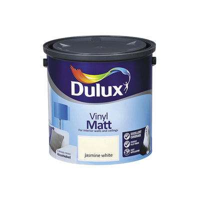 Dulux Vinyl Matt Jasmine White 2.5L