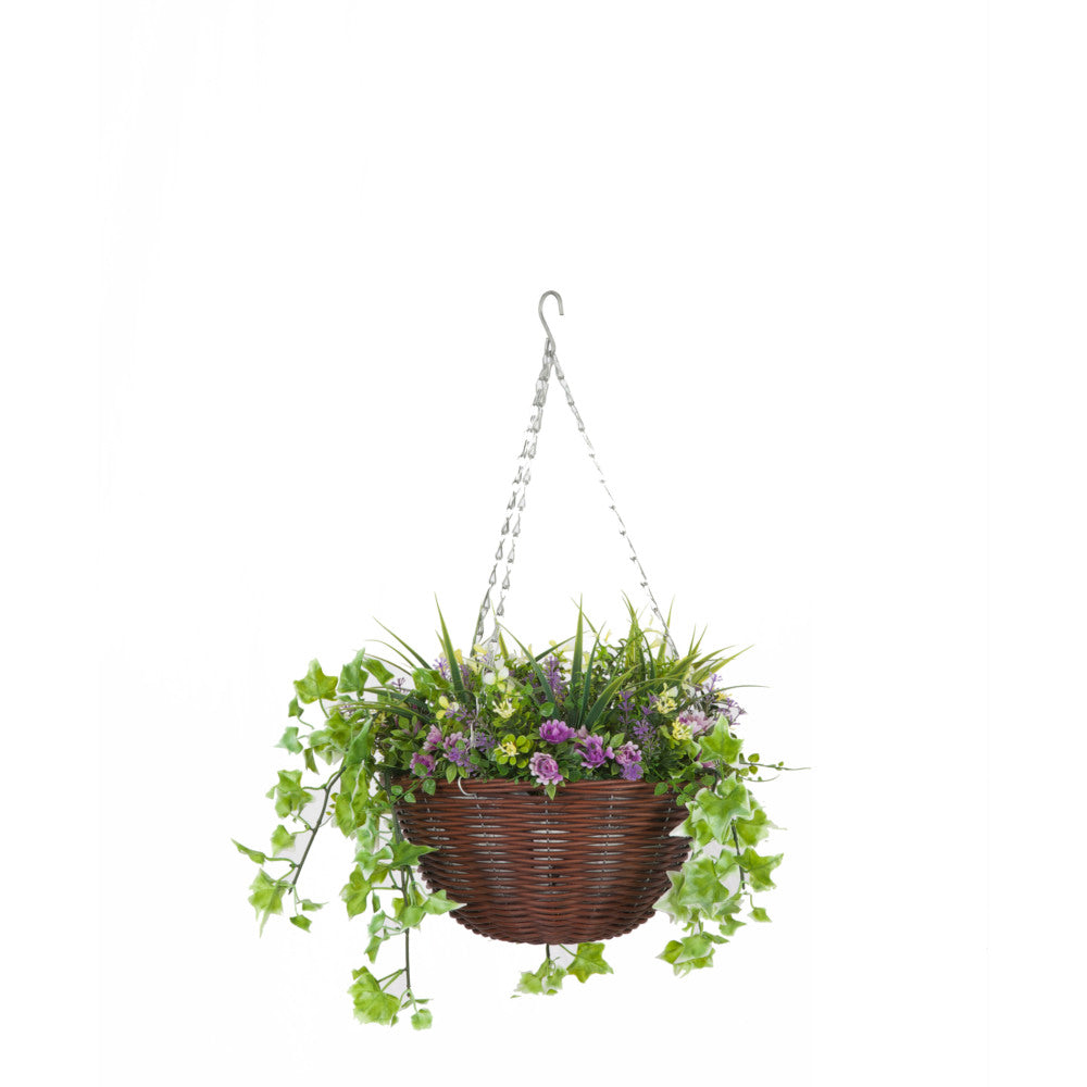 Lilac Hanging Easy Basket - 30cm