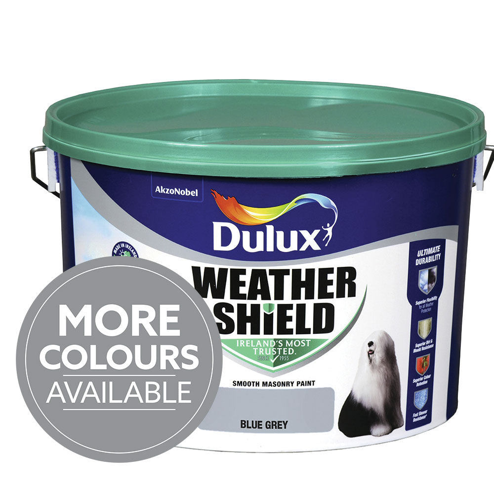 DULUX WEATHERSHIELD BLUE GREY 10L