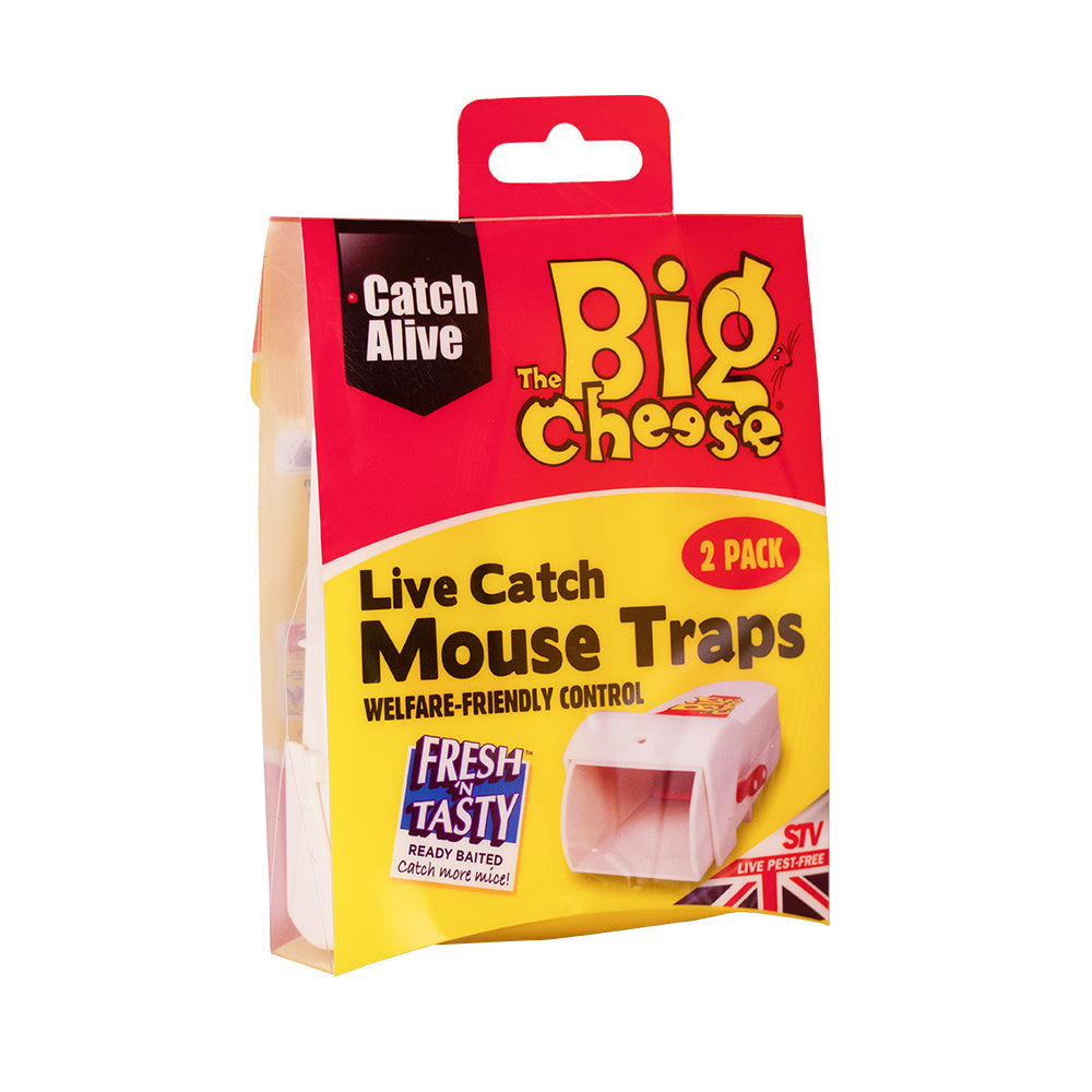 BIG CHEESE LIVE MOUSE TRAP 2 PACK