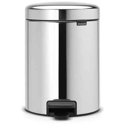 Brabantia - Pedal Bin 5L-B. Brill Steel