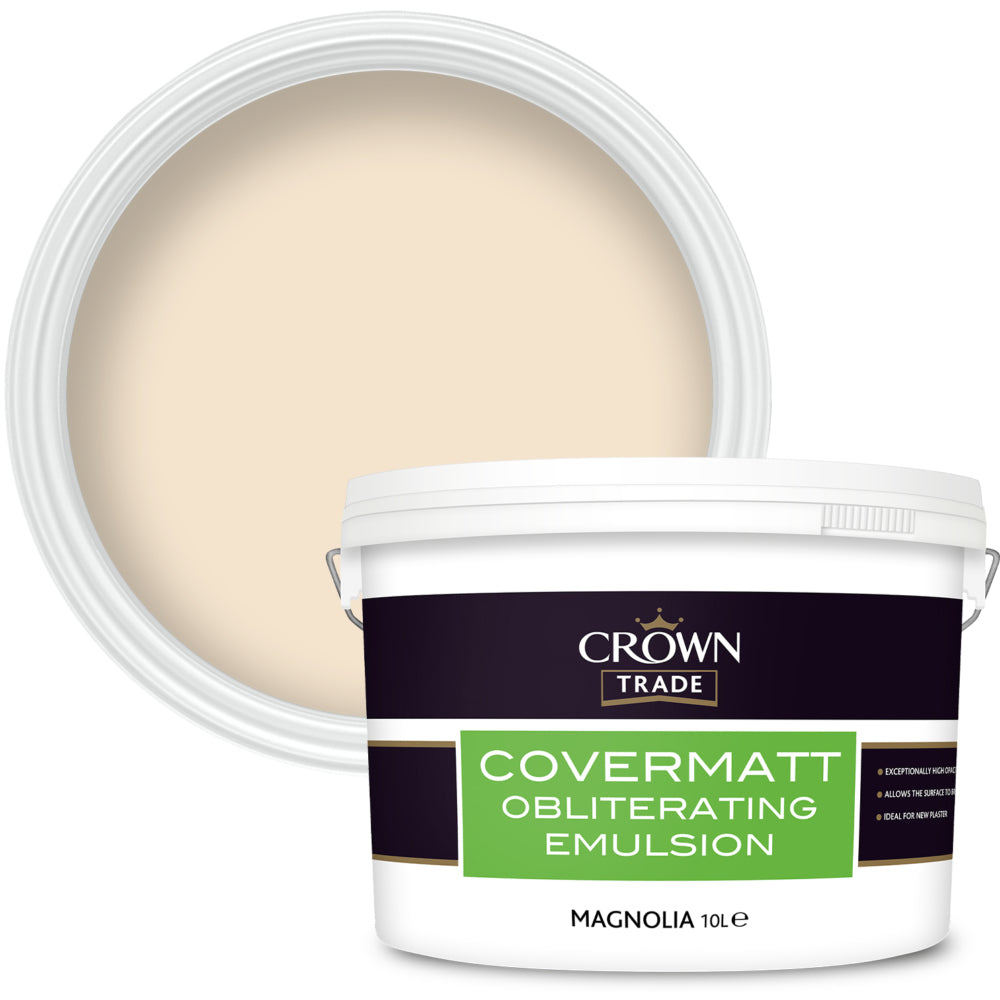 Crown Trade Covermatt Magnolia 10L