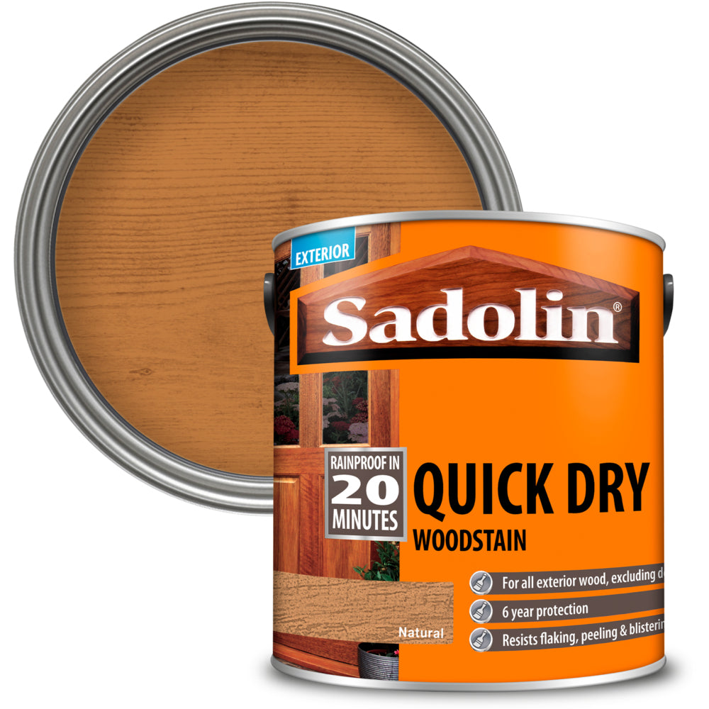 Sadolin Quick Dry Woodstain Natural 2.5L