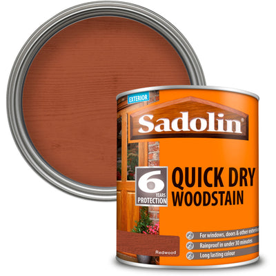 Sadolin Quick Dry Woodstain Redwood 1L