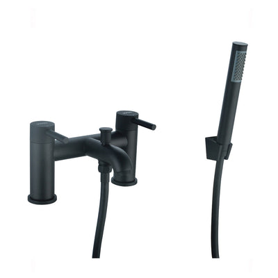 Corby Black Bath Shower Mixer