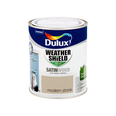 Dulux Weathershield Exterior satin Modern Stone 750ml