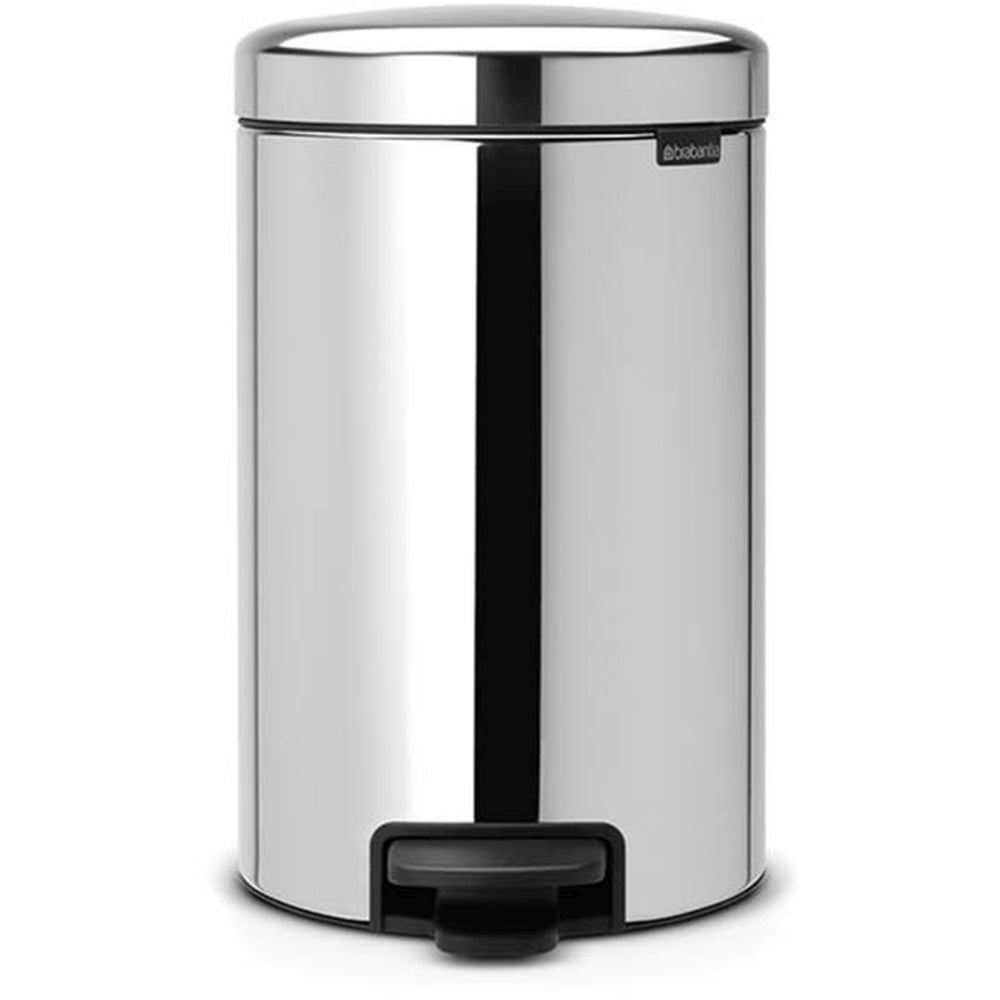 Brabantia - Pedal Bin 12L-Brill Steel.