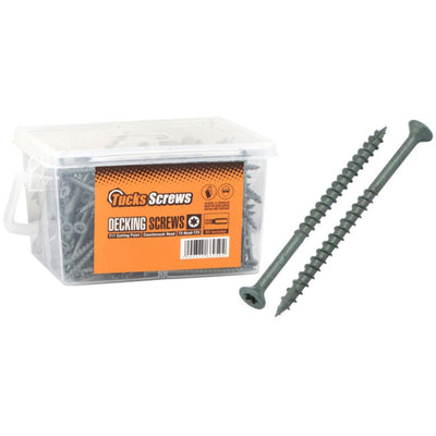 Tucks Fasteners Outdoor Decking Screws, Box 200 - 50 x 4.5mm