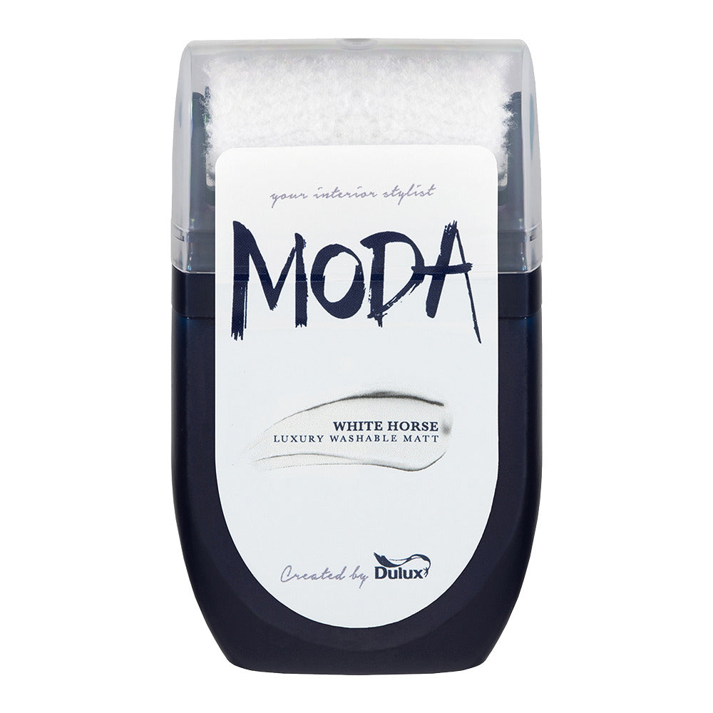 Dulux Moda Matt White Horse 30ml