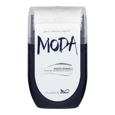 Dulux Moda Matt White Horse 30ml