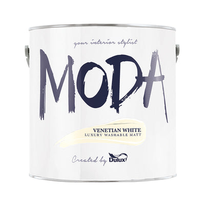 Dulux Moda Matt Venetian White 2.5L