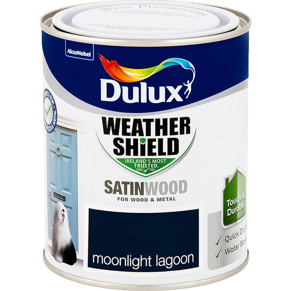 Dulux Weathershield Exterior satin Moonlight Lagoon 750ml