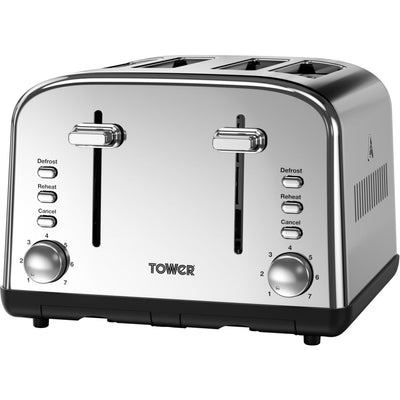 4 Slice Toaster (T20015) - Stainless Steel