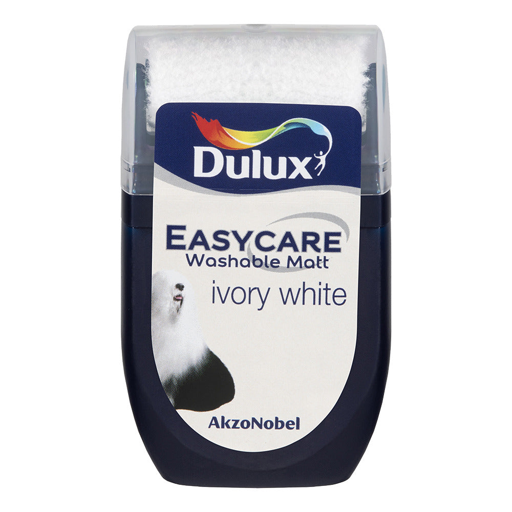 Dulux Easycare Matt Tester Ivory White 30ml