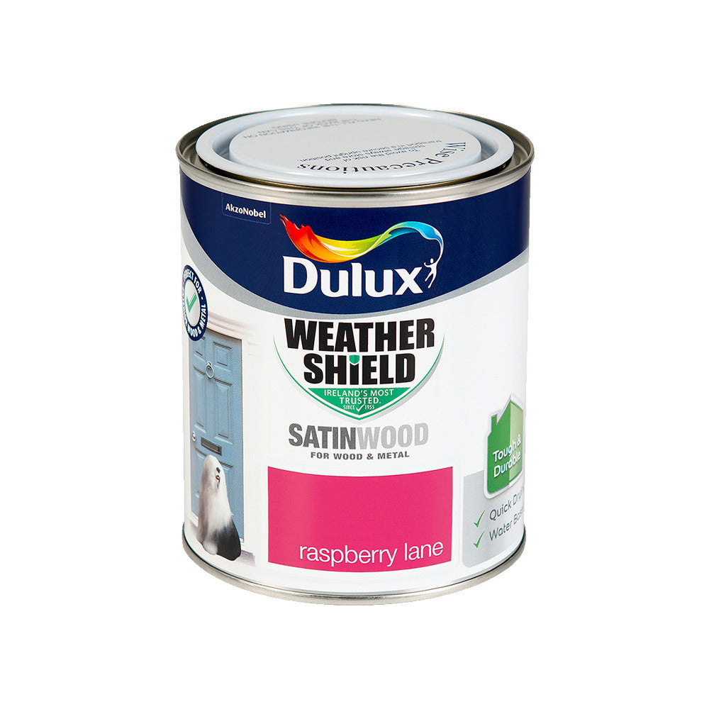 Dulux Weathershield Exterior SAT Raspberry Lane 750ml