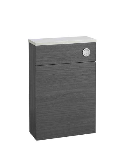 560mm Flat Fronted Back to Wall Unit - Basalt