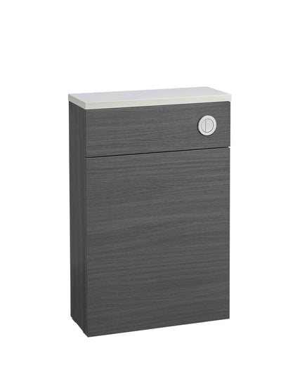 560mm Flat Fronted Back to Wall Unit - Basalt