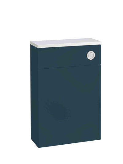 560mm Flat Fronted Back to Wall Unit - Dark B