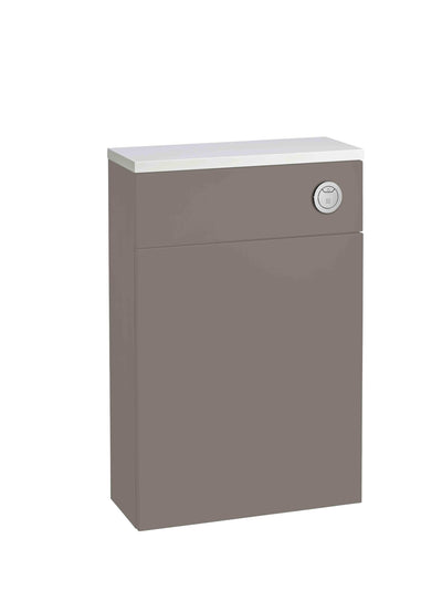 560mm Flat Fronted Back to Wall Unit - Stone