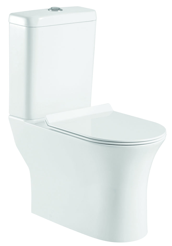 Amanda Close Coupled Rimless WC-Slim Sof