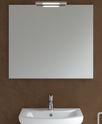 600mmx700mm Mirror & Andrea Chrome Light