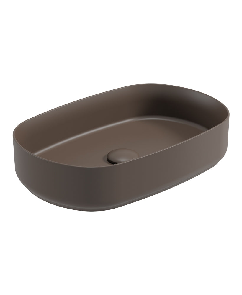 Avanti Oval 55cm Vessel Basin with Ceram