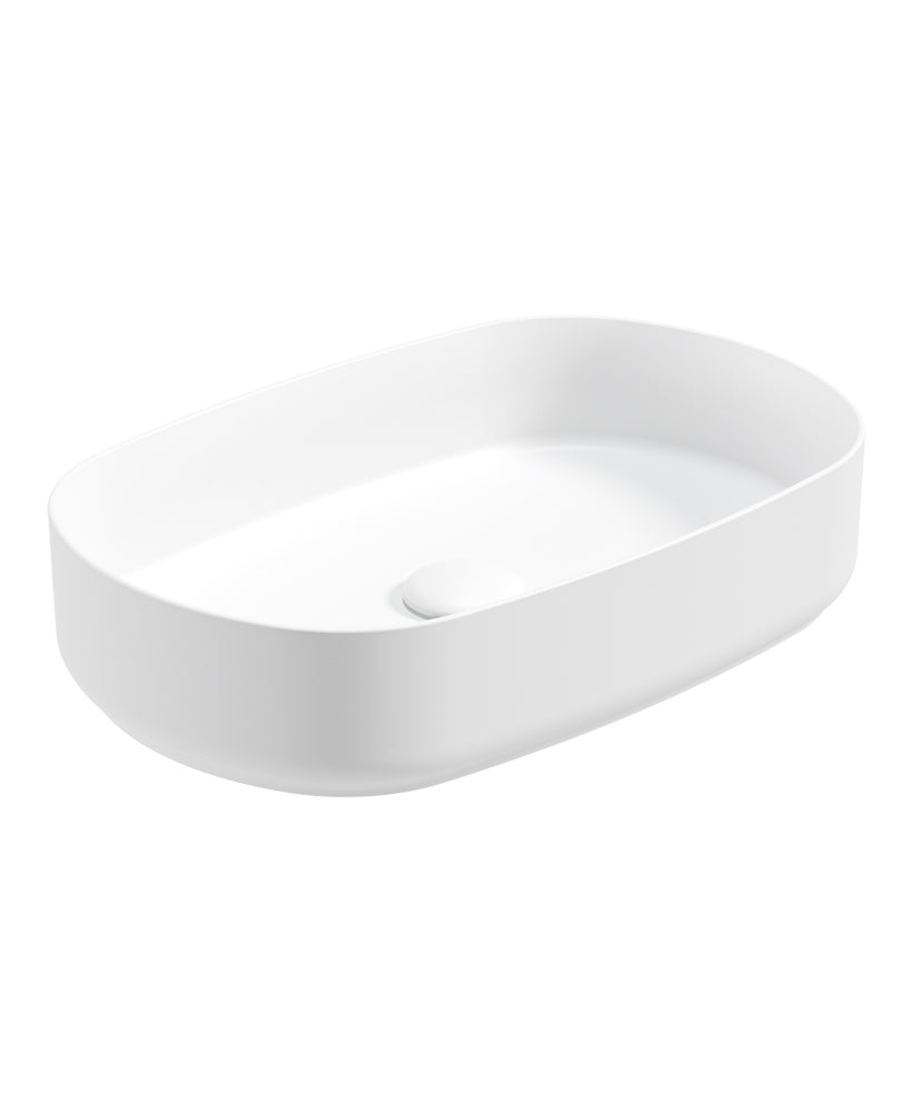 Avanti Oval 55cm Vessel Basin with Ceram