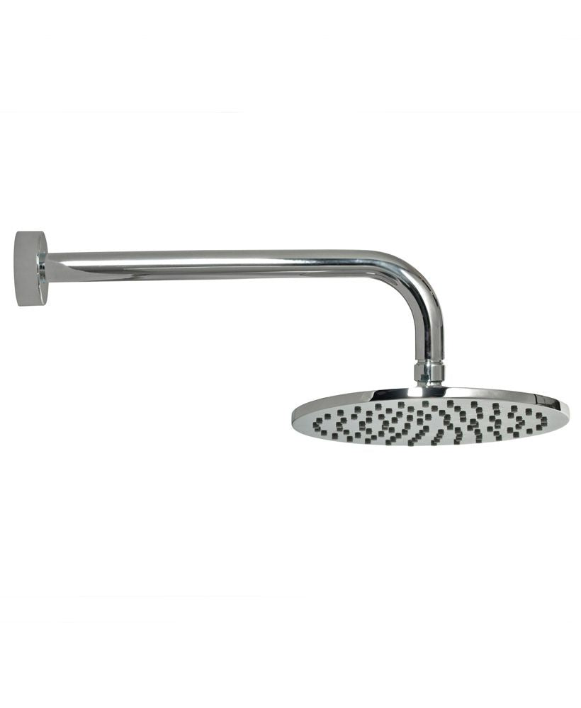 Arva Round 250 shower head &300 wall sho