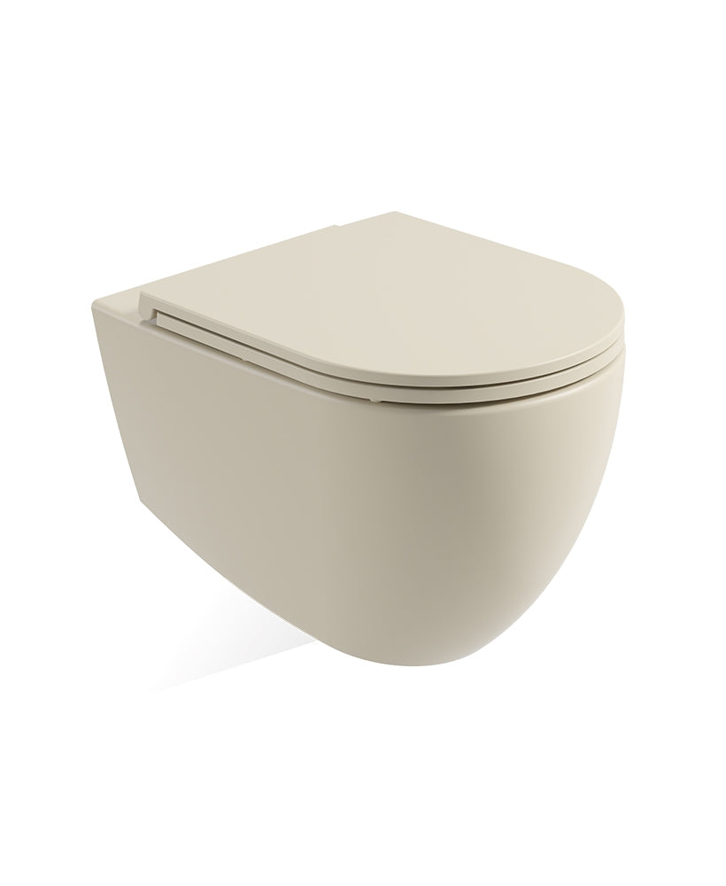 Avanti Wall Hung Rimless WC & Seat - Ivo