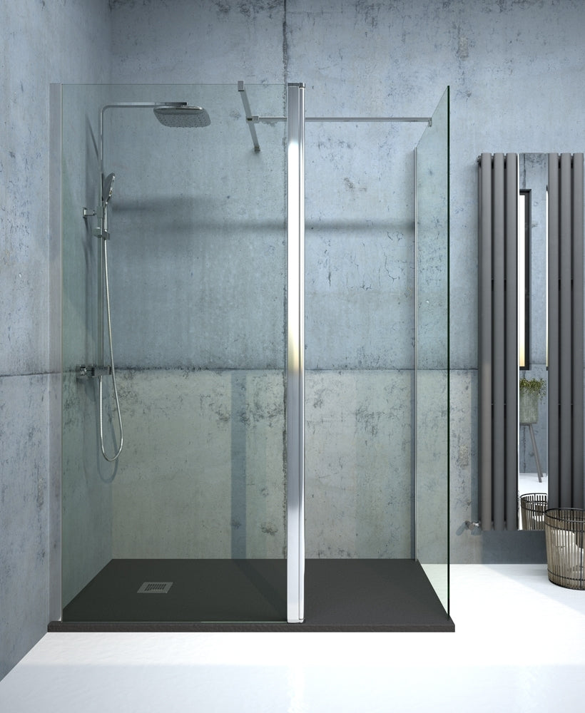 Aspect 1100mm Wetroom Panel - Chrome