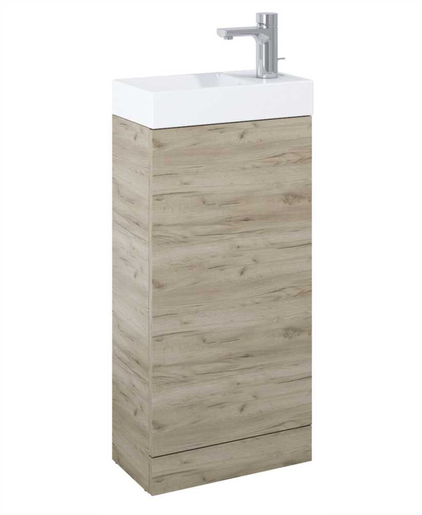 Basle Craft Oak 40cm Vanity Unit