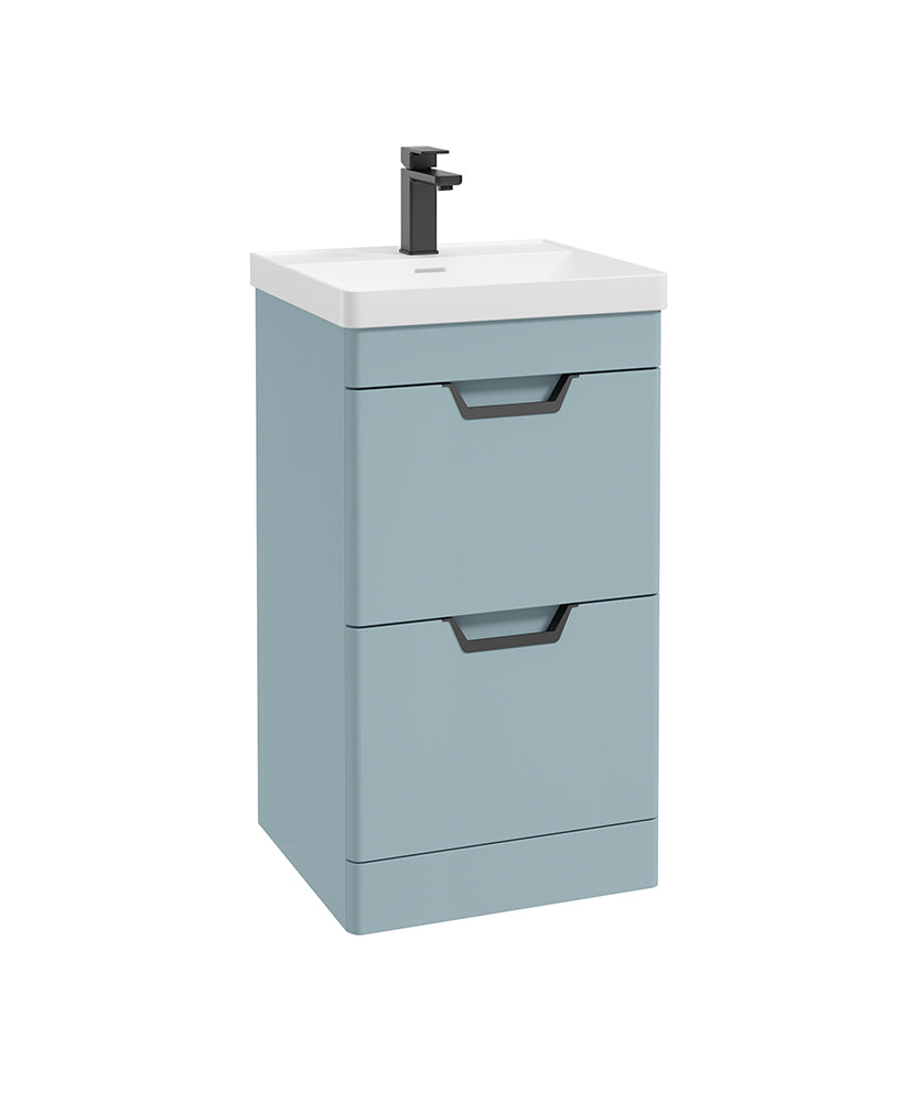 Freya 50cm 2 Drawer Floorstanding Vanity