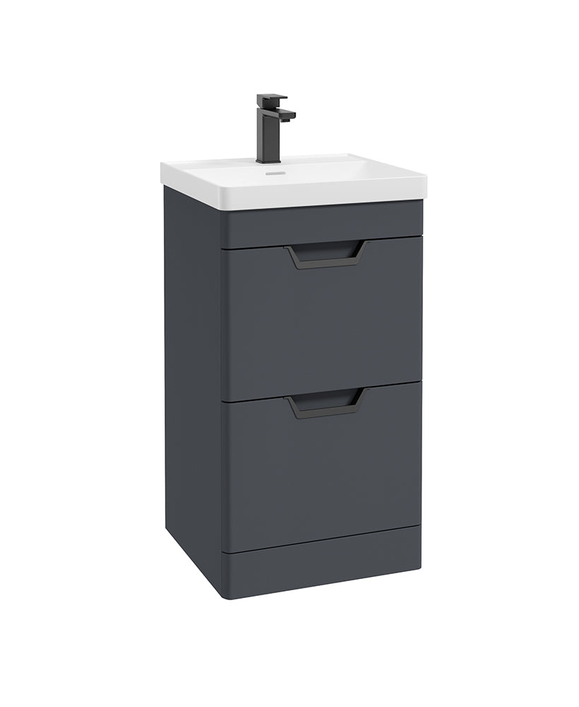Freya 50cm 2 Drawer Floorstanding Vanity