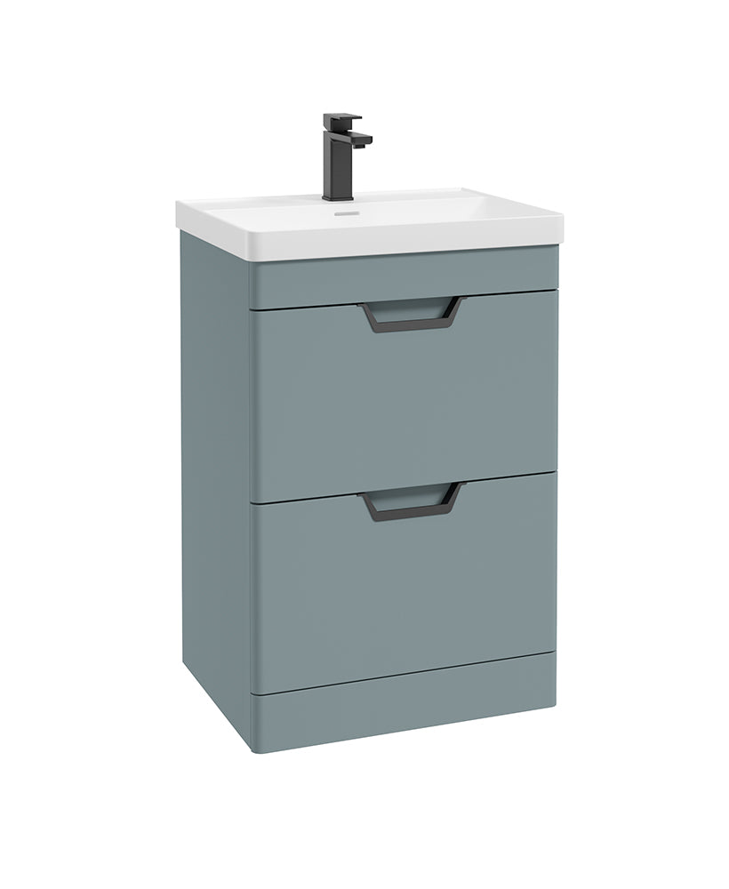 Freya 60cm 2 Drawer Floorstanding Vanity