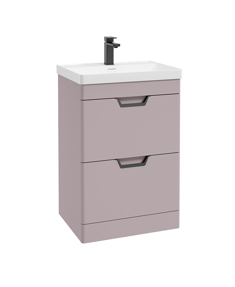 Freya 60cm 2 Drawer Floorstanding Vanity