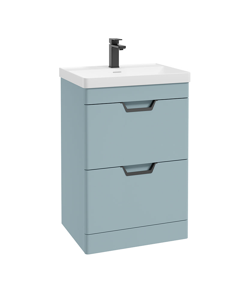 Freya 60cm 2 Drawer Floorstanding Vanity