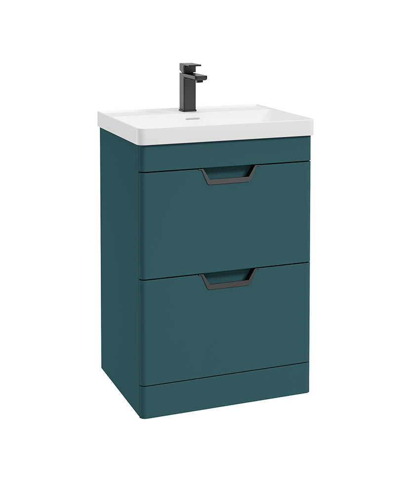 Freya 60cm 2 Drawer Floorstanding Vanity