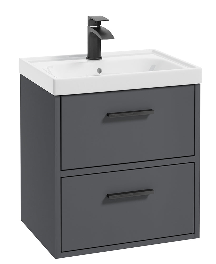 Finland Midnight Grey Matt 50cm Wall Hun