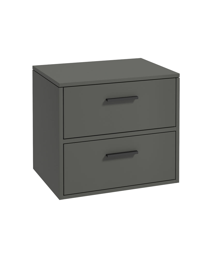 Finland 60cm Unit with Countertop Black